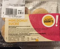 Mini donut sucré