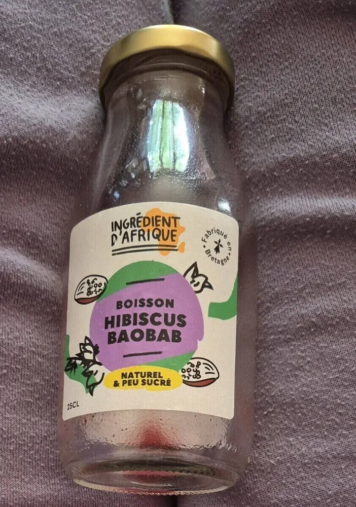 Boisson hibiscus baobab