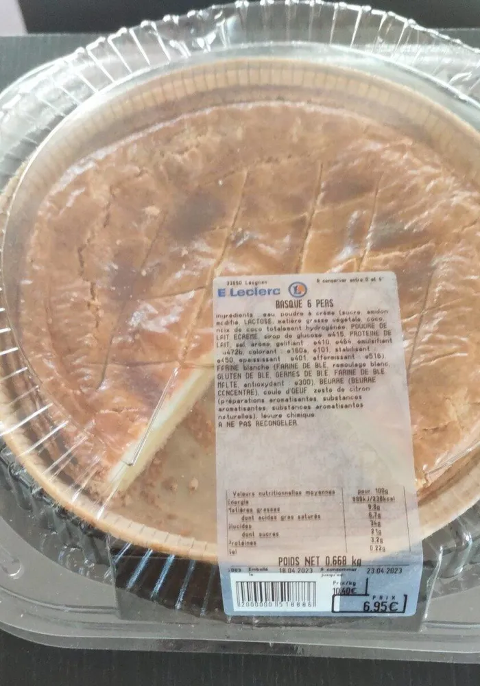 Gâteau basque