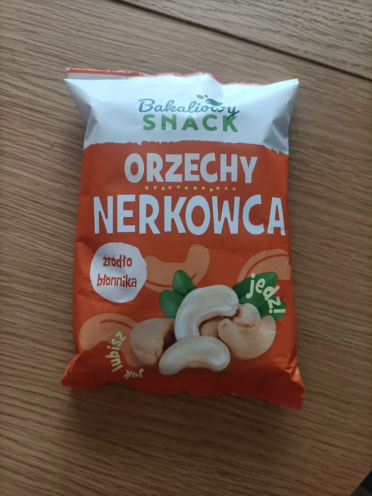 Orzechy nerkowca bakaliowy snack