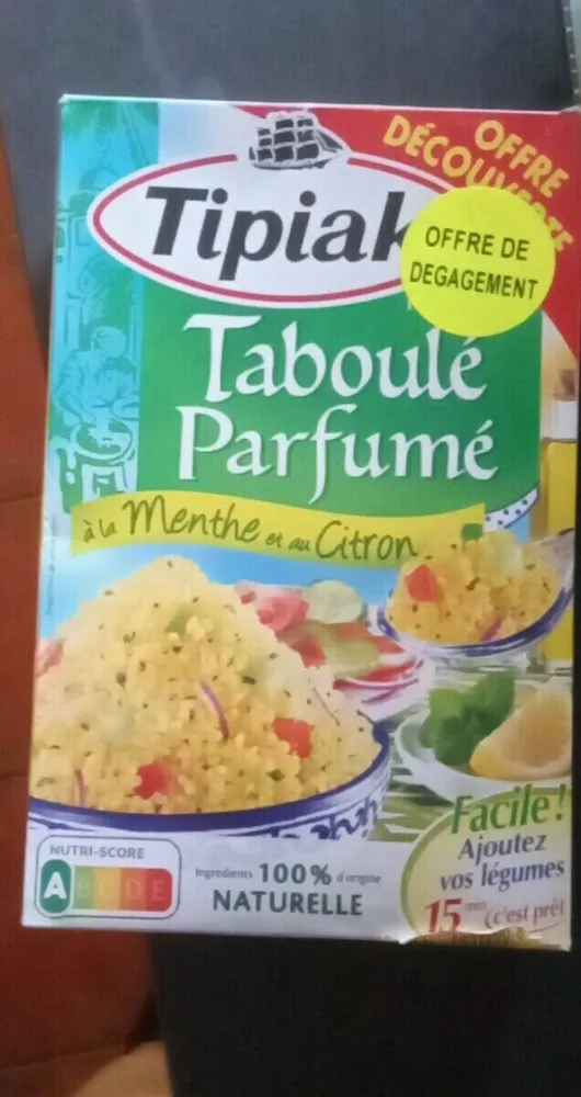 Taboulé parfumé à la menthe et au citron