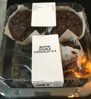 Muffin double chocolat x4