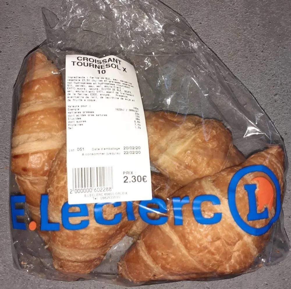 Croissant tournesol