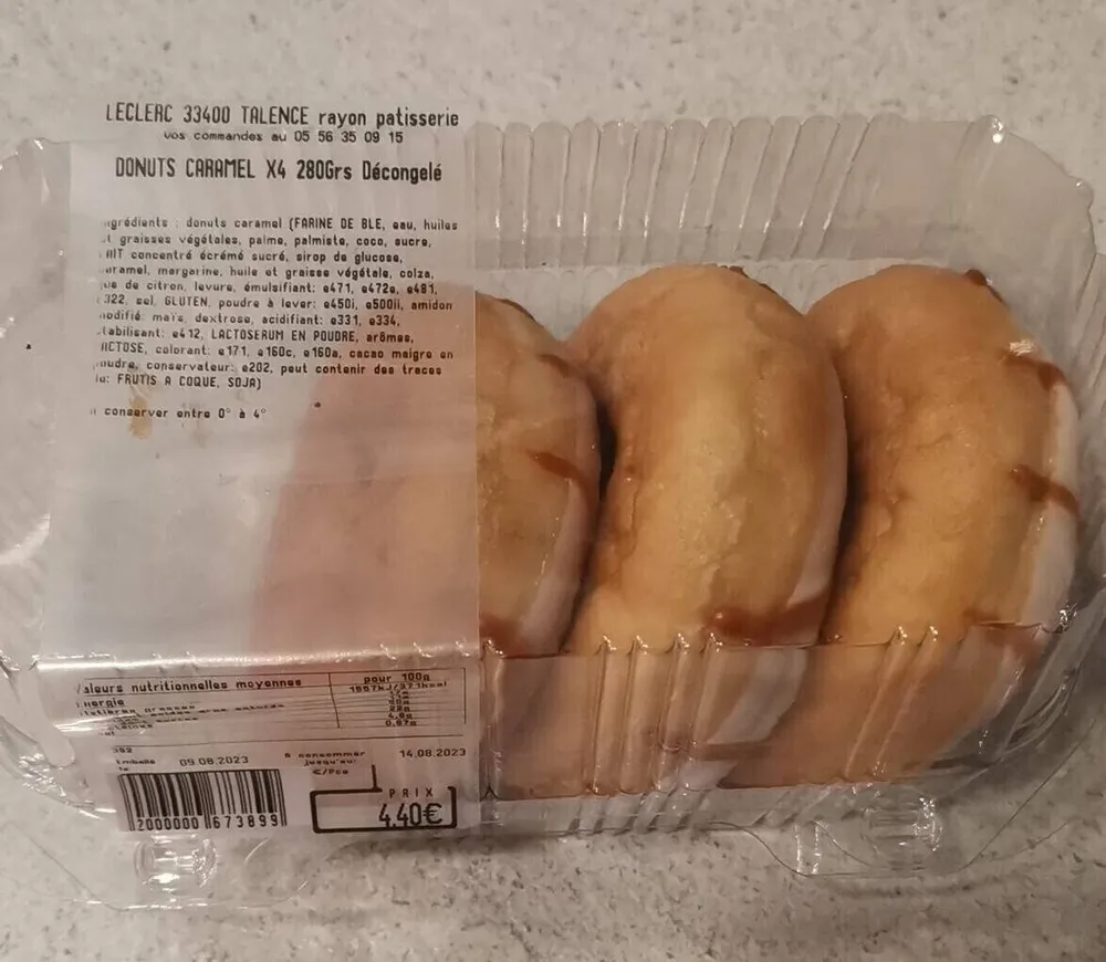 DONUTS CARAMEL X4