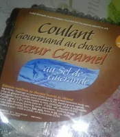 Coulant Gourmand au chocolat, coeur caramel.