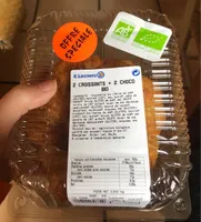 2 croissant + 2 choco bio