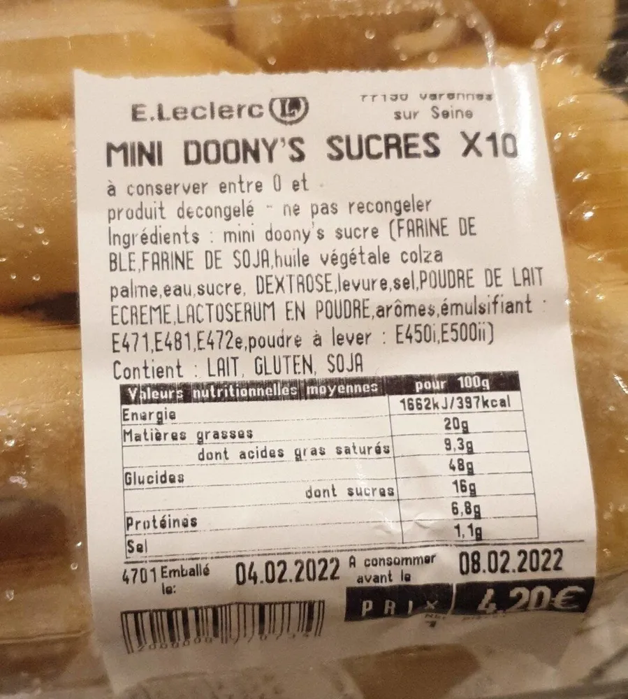 Mini doony's