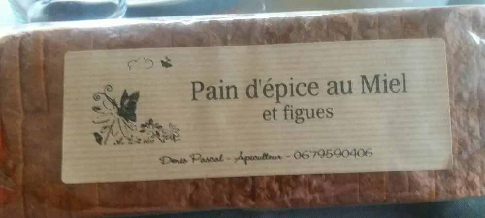 Pain d'épice au miel et figues