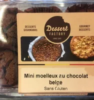 Mini moelleux au chocolat belge sans gluten