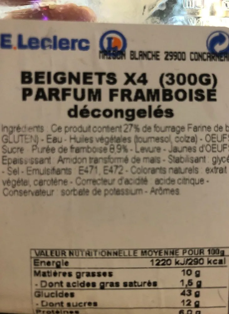 Beignets framboise