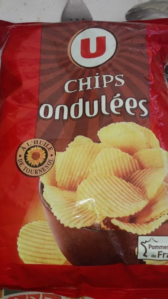 Chips ondulées