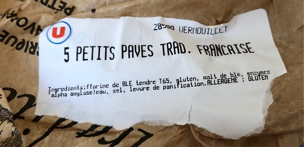 Petit pave tradition francaise