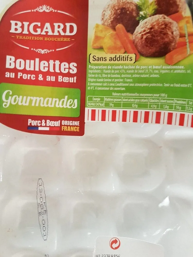Boulettes au porc et au bœuf