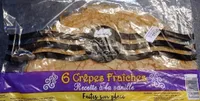 6 crêpes fraîches