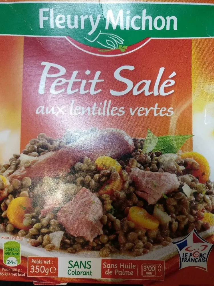 Petit salé aux lentilles vertes