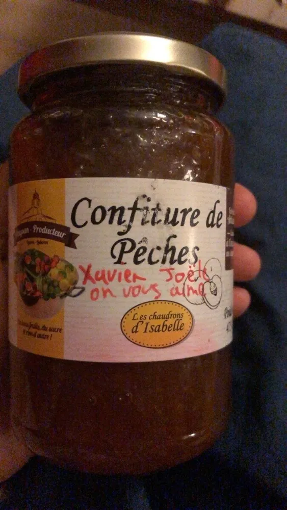 Confiture pêche