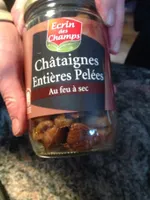 Chataignes entieres pelees