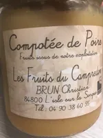Compotée de poire