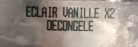 Eclair vanille x2 decongele