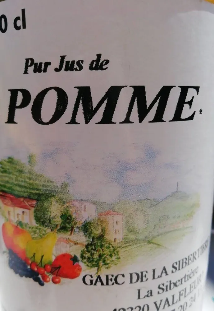 Pur jus de pomme