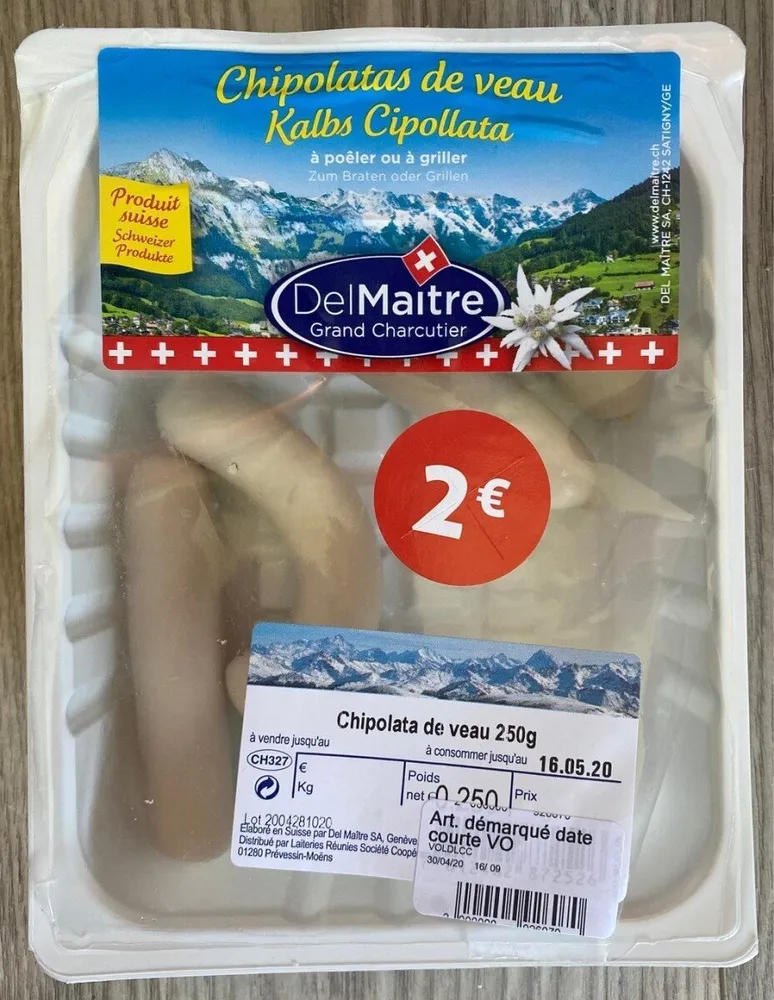 Chipolatas de veau