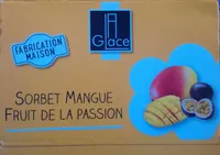 Sorbet mangue fruit de la passion