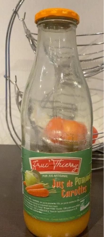 Jus de pomme carottes