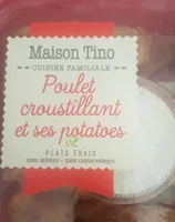 Poulet croustillant et ses potatoes