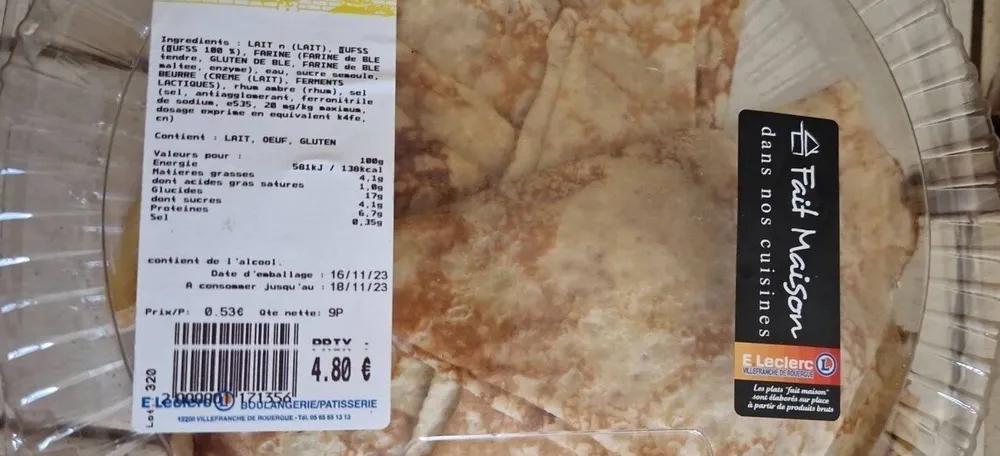 Crêpes