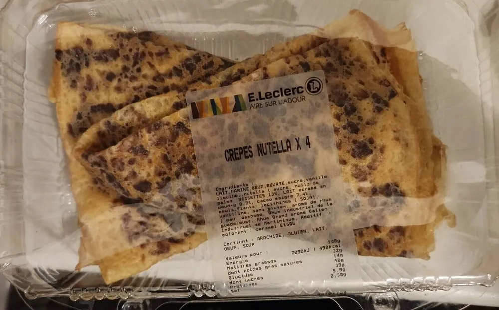 Crêpes nutella