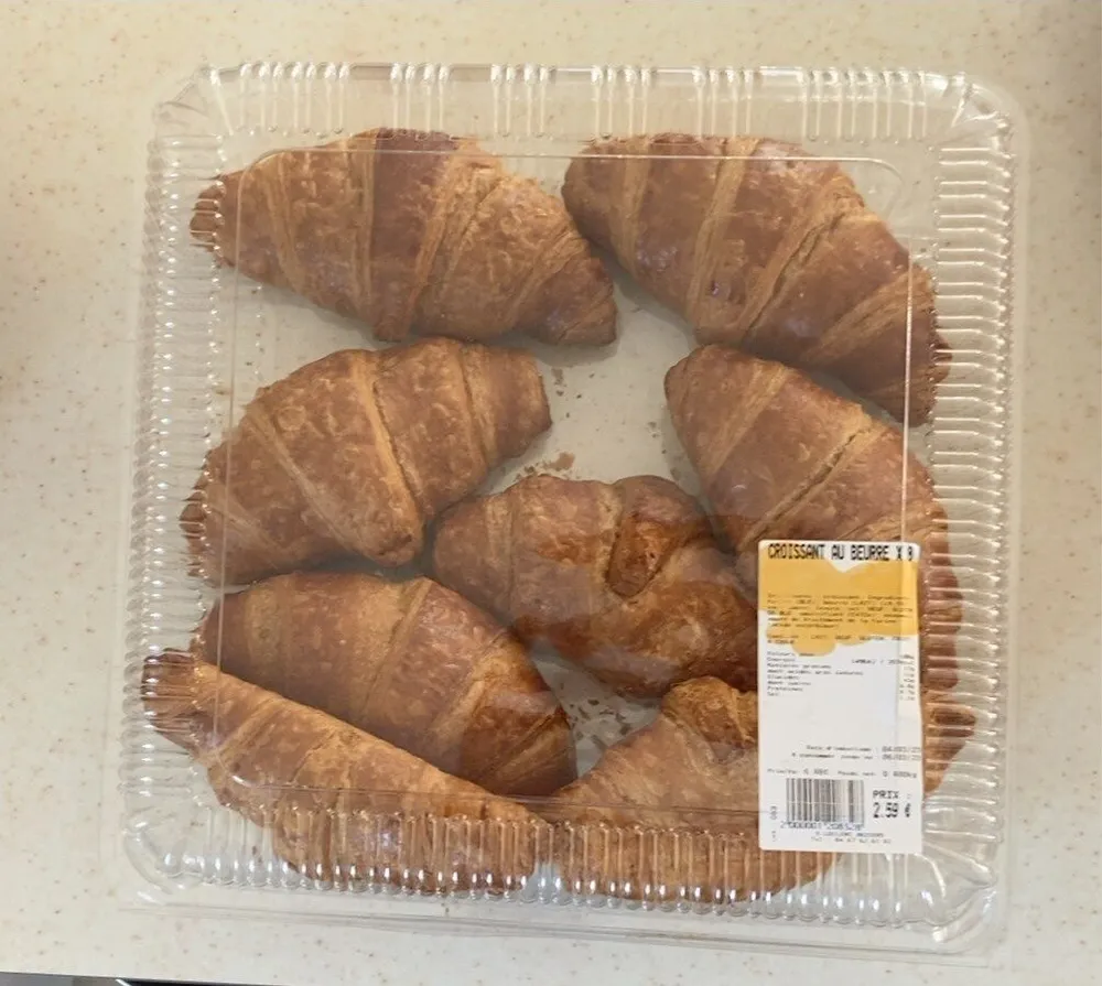 Croissant au beurre X8