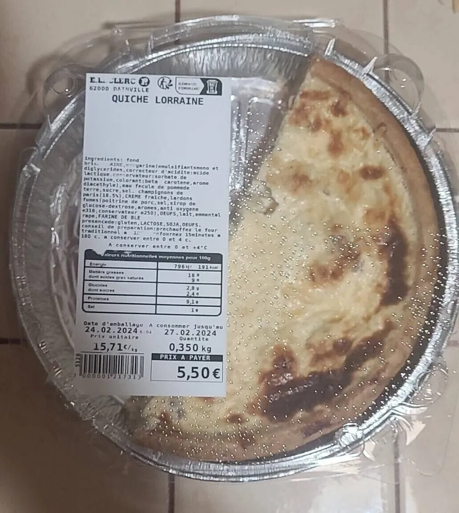 Quiche lorraine