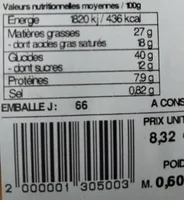 Pains choco beurre leclerc