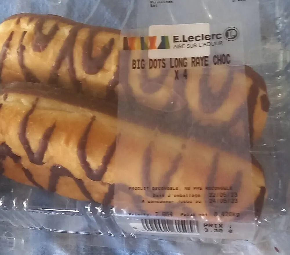 Big dots long Raye choc