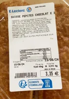 Suisse pepites chocolat
