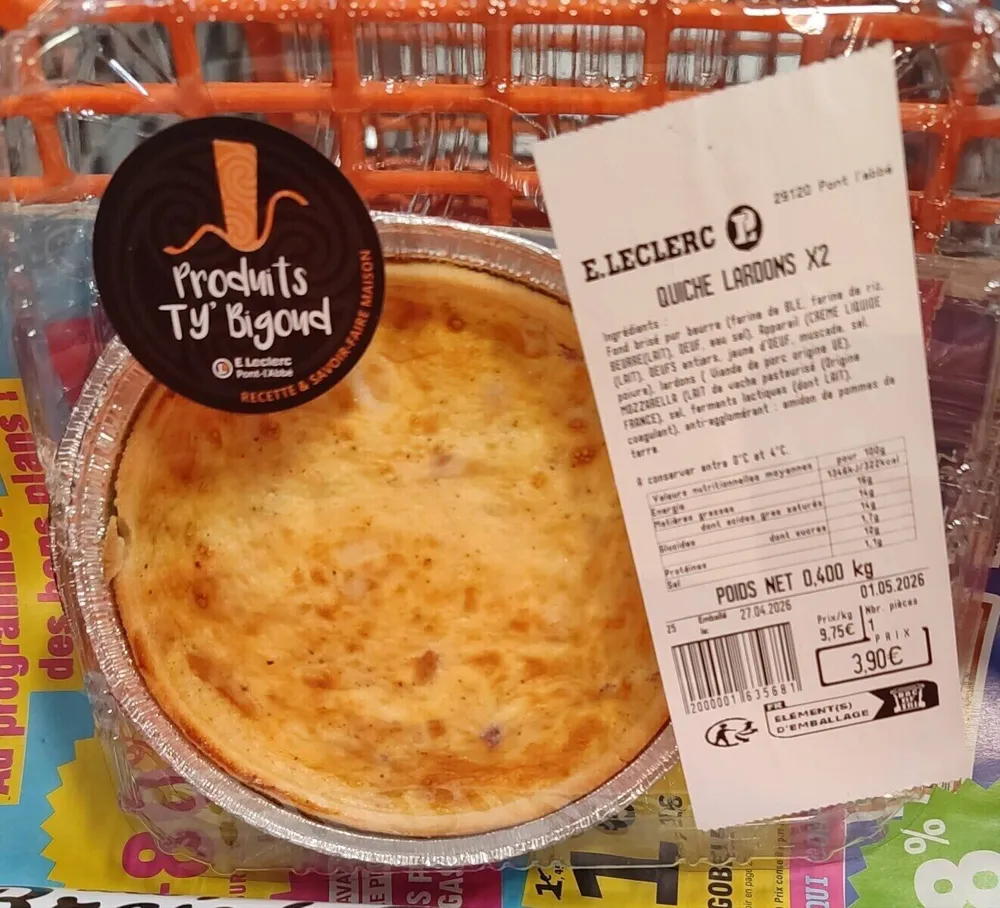 Quiches lardons