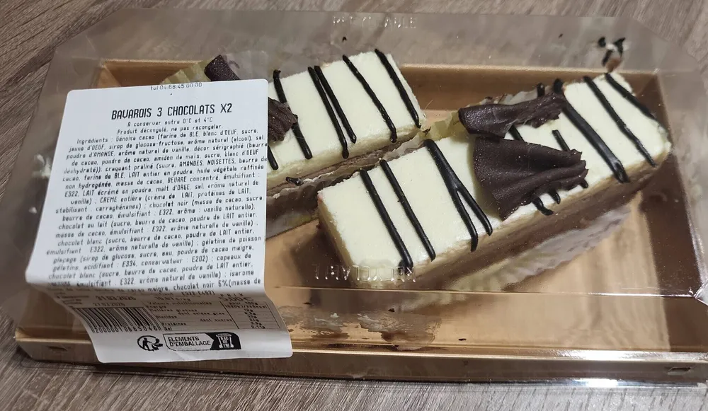 Bavarois 3 chocolats