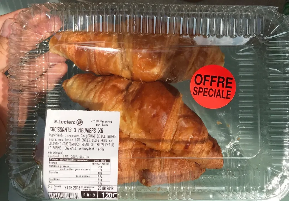 Croissants 3 meuniers X6
