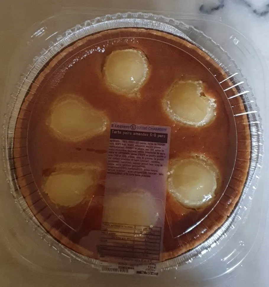 Tarte poire-amandes