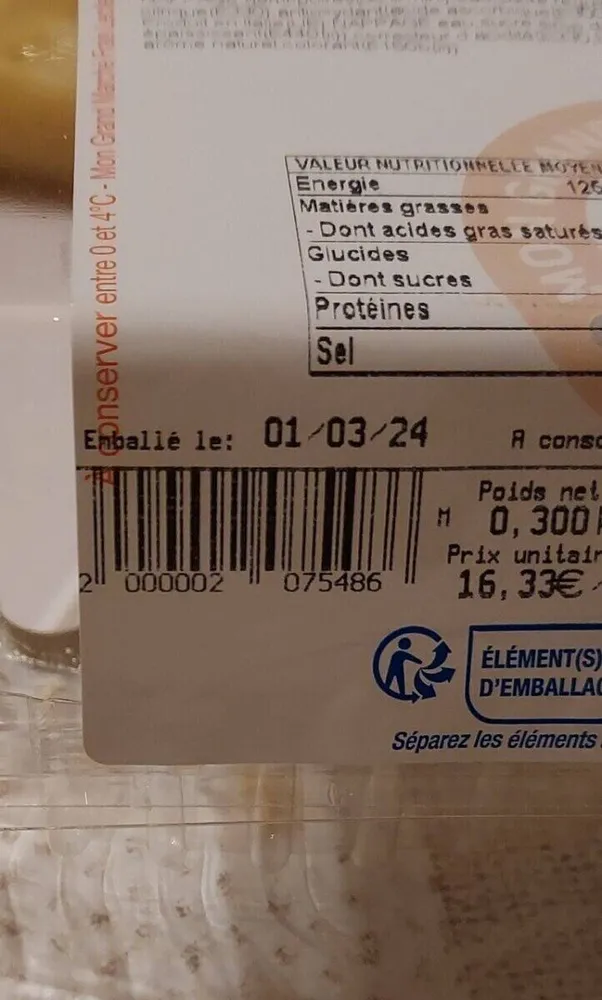 Tarte feuilletée poire amande