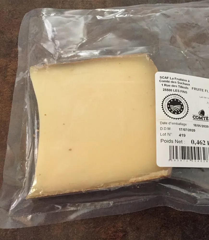 Comté fruié fleur de lin