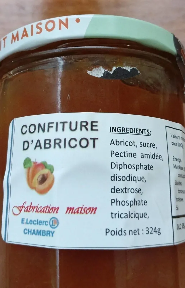 Confiture abricot