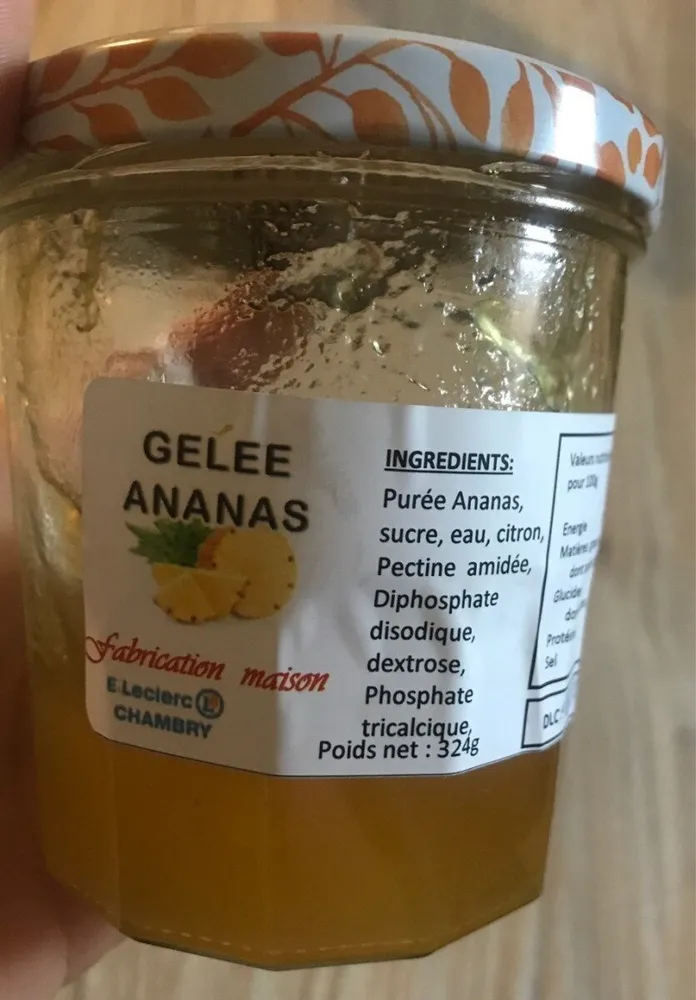 Gelée ananas fabrication maison