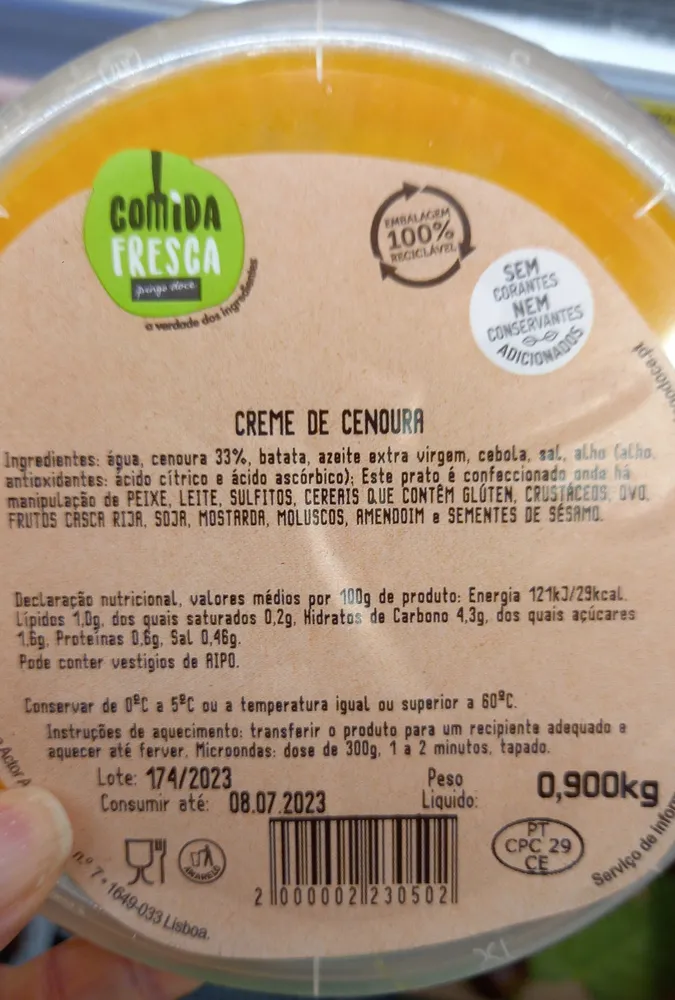 Creme de Cenoura