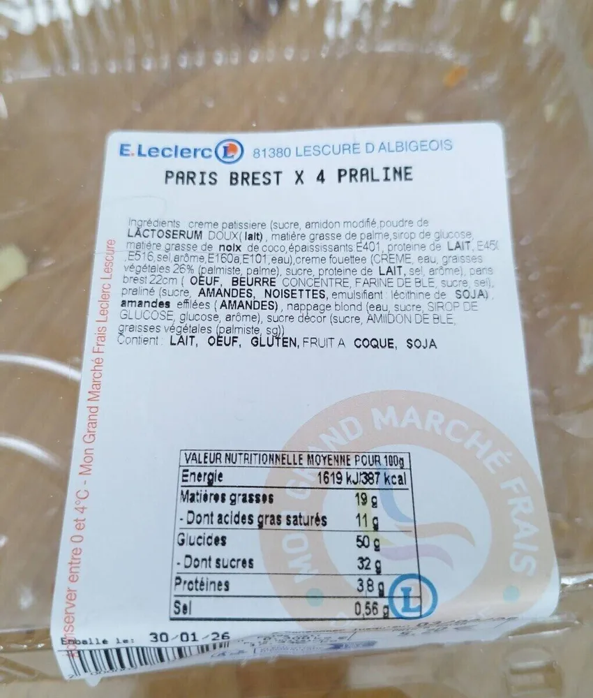 Paris Brest praline
