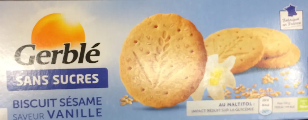 Biscuit sesame vanille
