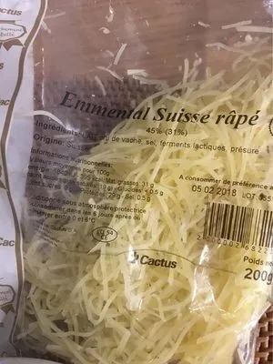 Emmental suisse râpé