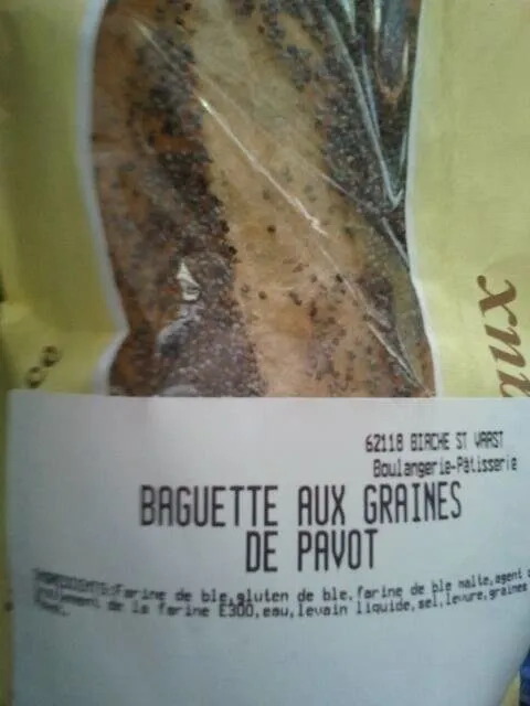 Baguette aux Graines de Pavot