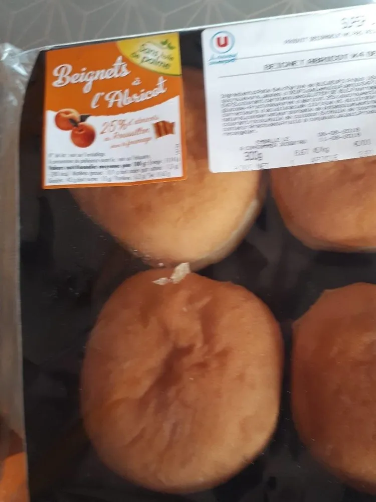 Beignet à l'abricot