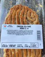Chausson pomme framboise, 4 pièces